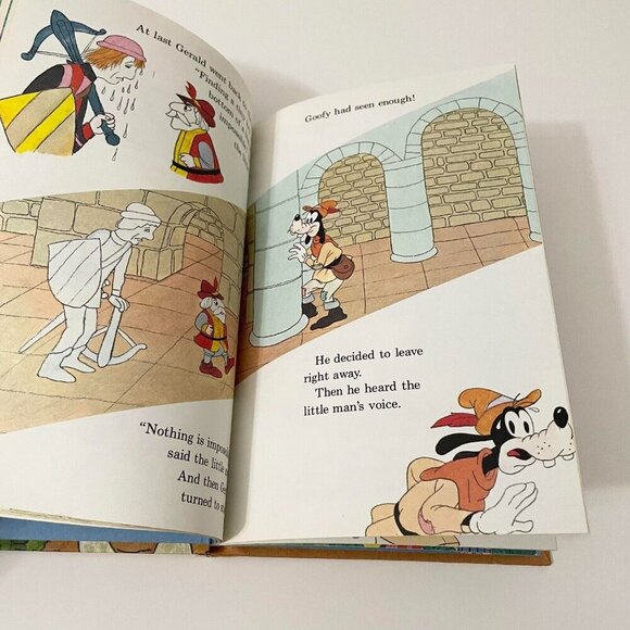 Vtg 1981 Walt Disney Presents Goofy and the Enchanted Castle Hardcover - Picture 14 of 16